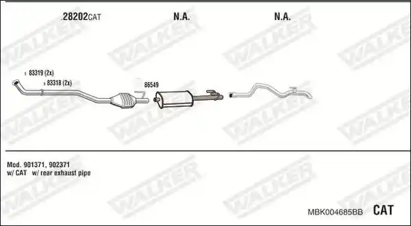 WALKER MBK004685BB