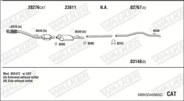 WALKER MBK004686AC