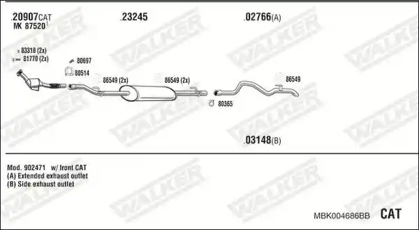 WALKER MBK004686BB