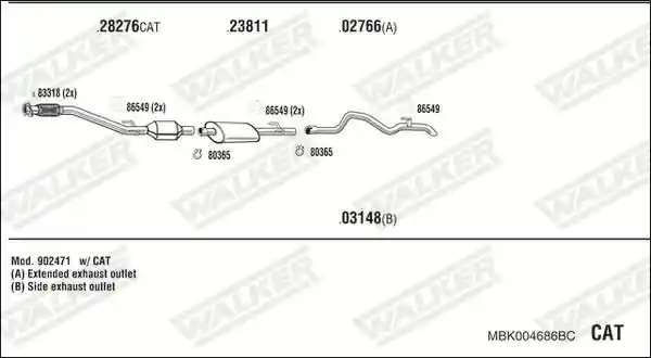 WALKER MBK004686BC