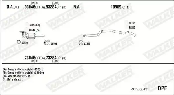 WALKER MBK005421