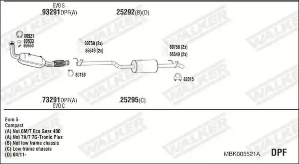 WALKER MBK005521A