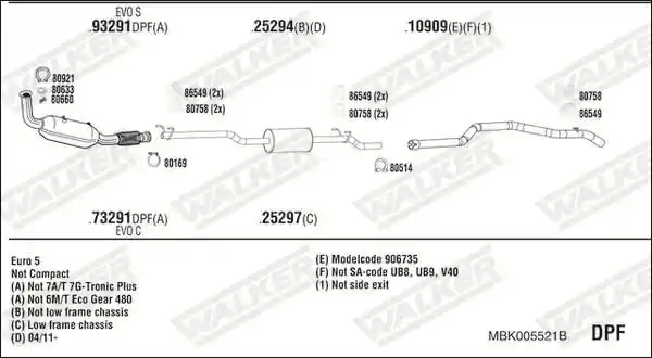 WALKER MBK005521B