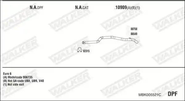 WALKER MBK005521C
