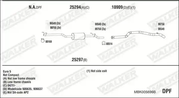 WALKER MBK005696B