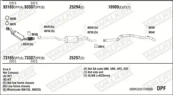 WALKER MBK005709BB