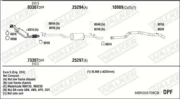 WALKER MBK005709CB