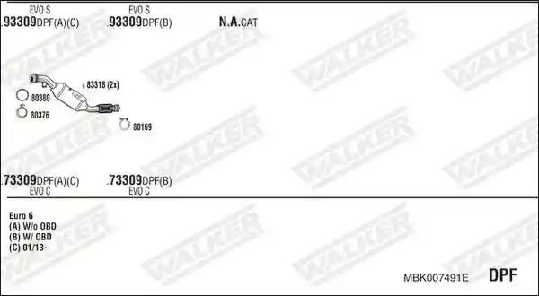 WALKER MBK007491E