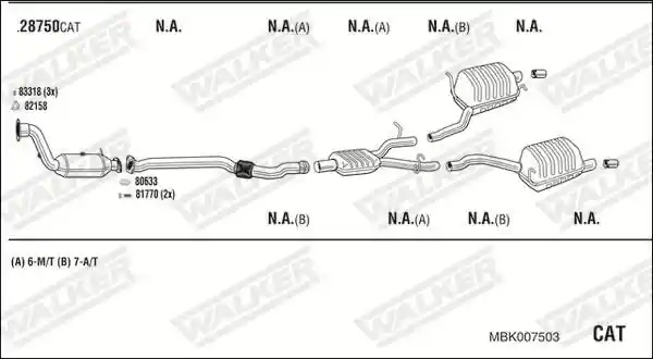 WALKER MBK007503