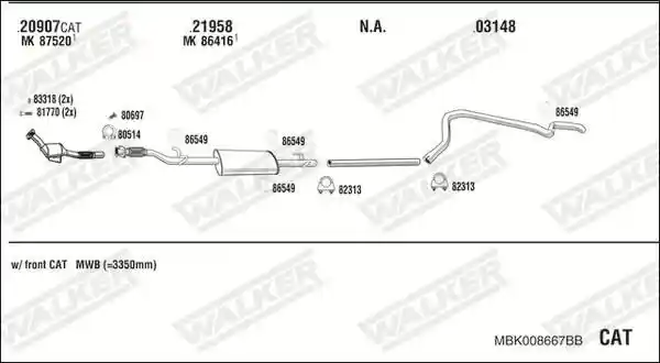 WALKER MBK008667BB