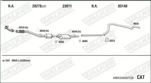 WALKER MBK008667CB