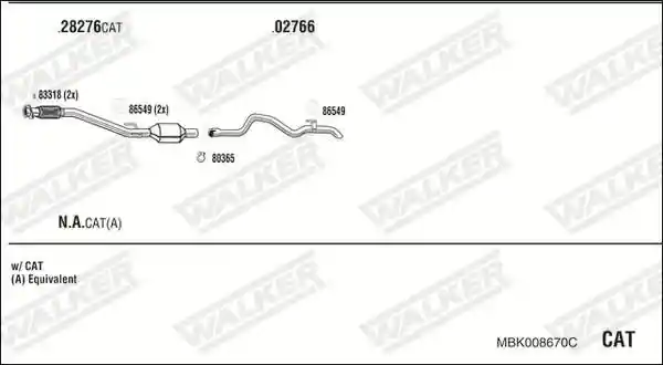 WALKER MBK008670C