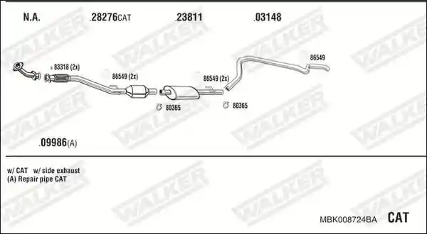 WALKER MBK008724BA