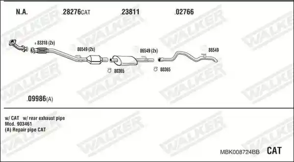 WALKER MBK008724BB