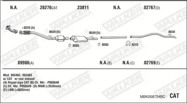 WALKER MBK008724BC