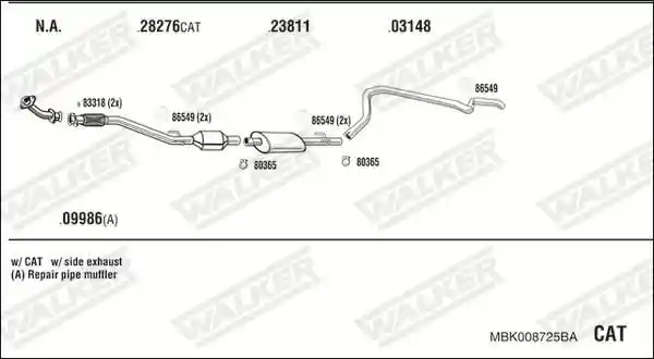 WALKER MBK008725BA