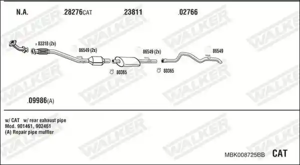 WALKER MBK008725BB