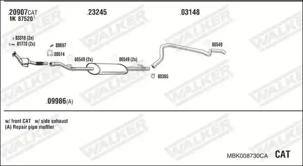 WALKER MBK008730CA