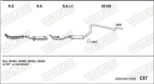 WALKER MBK008742BB