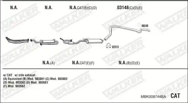 WALKER MBK008744BA