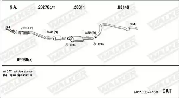 WALKER MBK008747BA