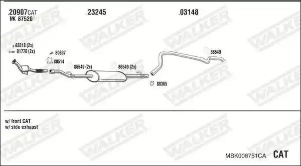 WALKER MBK008751CA