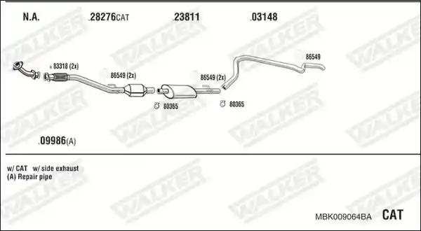 WALKER MBK009064BA