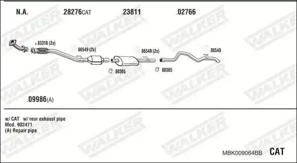 WALKER MBK009064BB