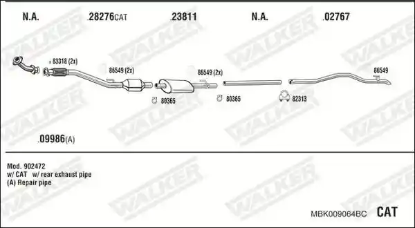WALKER MBK009064BC