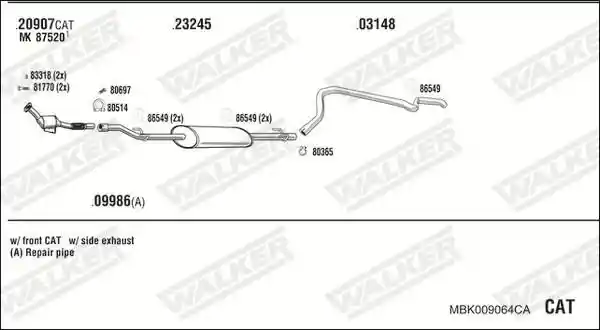 WALKER MBK009064CA