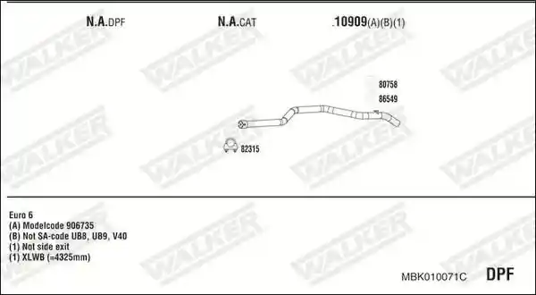 WALKER MBK010071C
