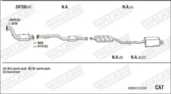 WALKER MBK010333