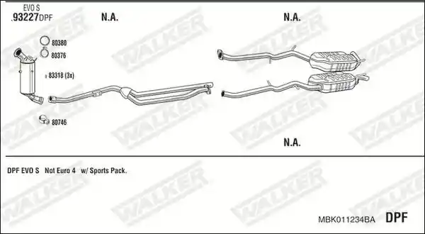 WALKER MBK011234BA