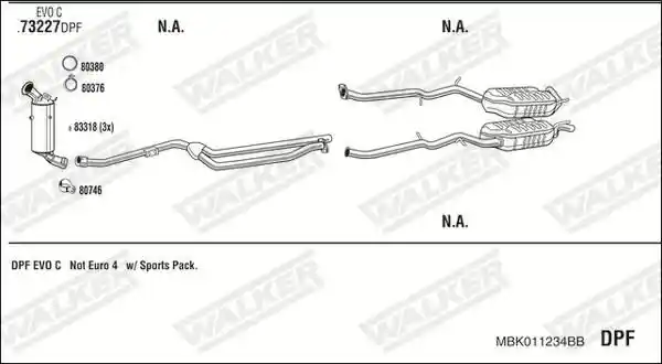 WALKER MBK011234BB