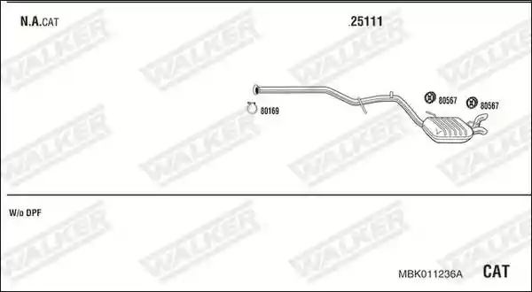 WALKER MBK011236A