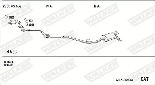 WALKER MBK012580