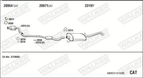 WALKER MBK013163B