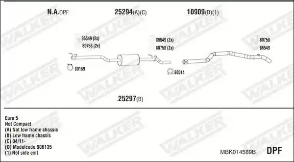 WALKER MBK014589B