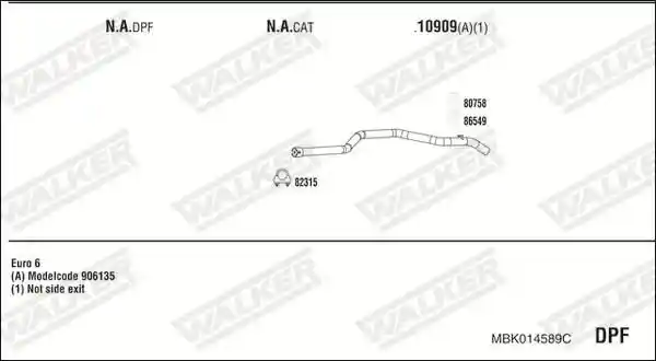 WALKER MBK014589C