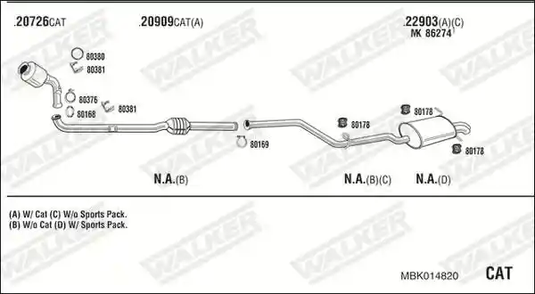 WALKER MBK014820