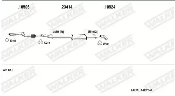 WALKER MBK014825A