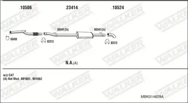 WALKER MBK014829A