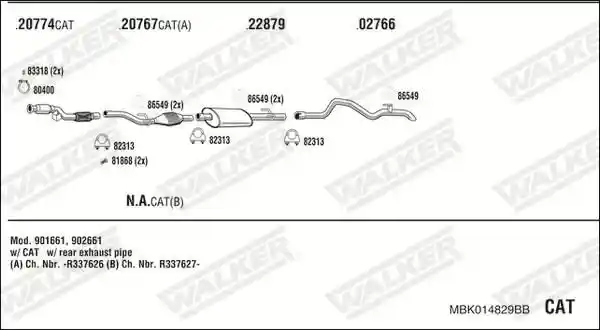 WALKER MBK014829BB