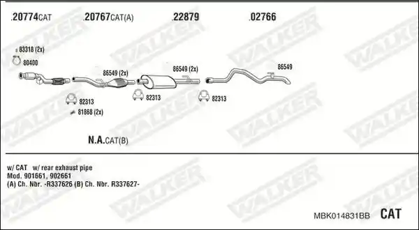 WALKER MBK014831BB