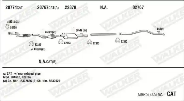 WALKER MBK014831BC