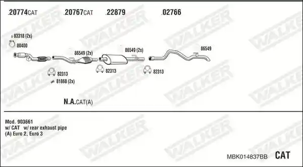 WALKER MBK014837BB