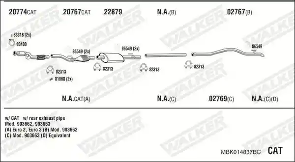 WALKER MBK014837BC