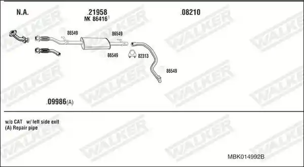 WALKER MBK014992B