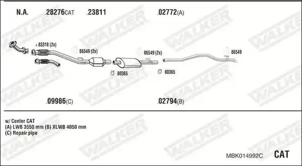 WALKER MBK014992C