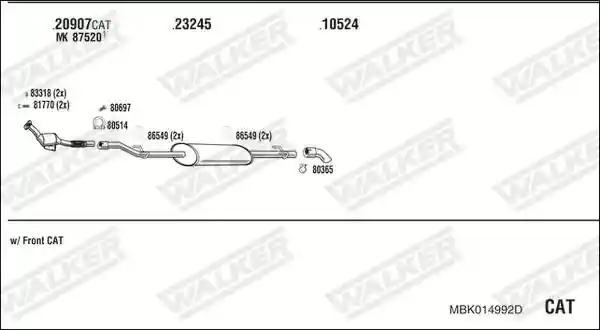 WALKER MBK014992D